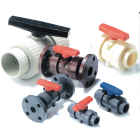 2-PC pvc ball valve