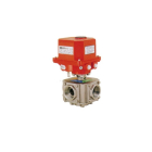 5-way motorized thread ball valve 