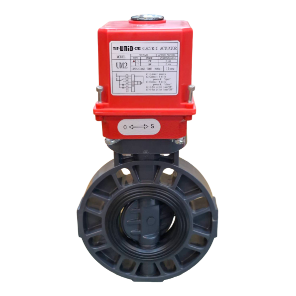 pvc butterfly valve
