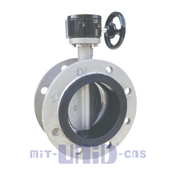 SS flange gear butterfly valve SS flange gear butterfly valve