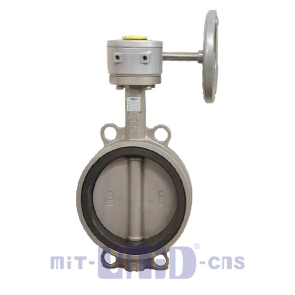 SS gear butterfly valve SS gear butterfly valve