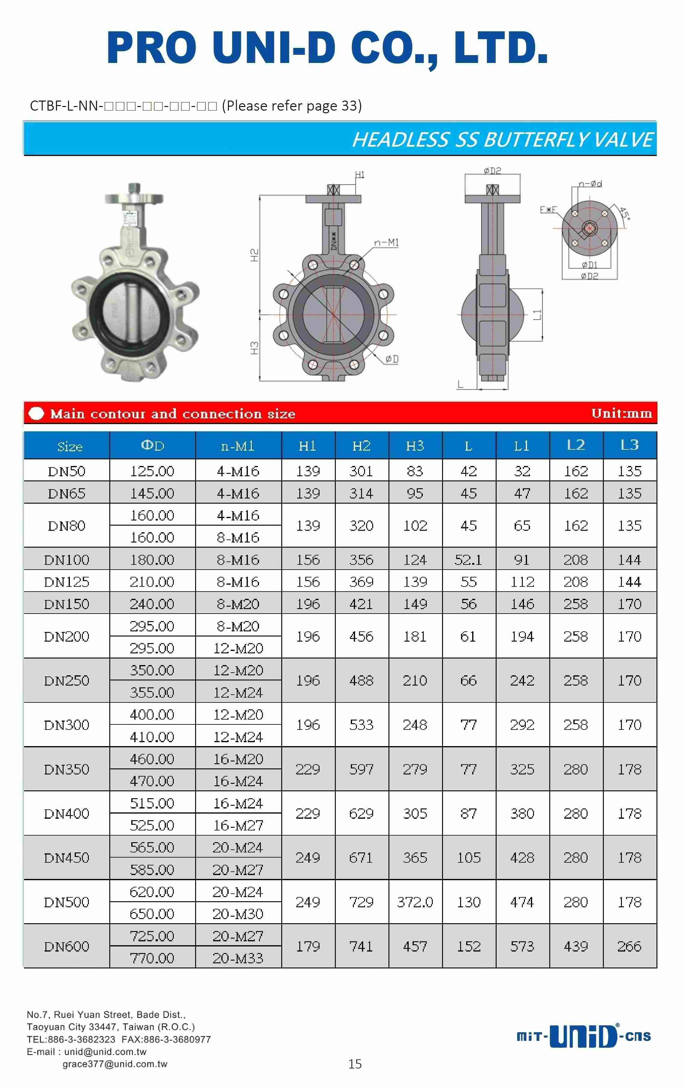 304 lug butterfly valve