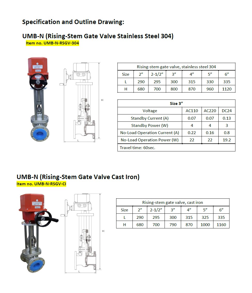 motorized gate valve
